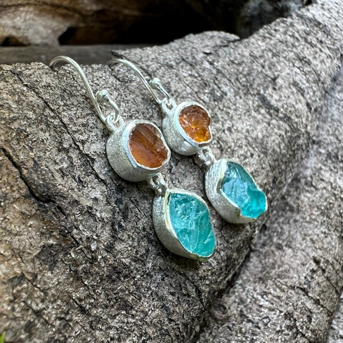 gemstone earrings