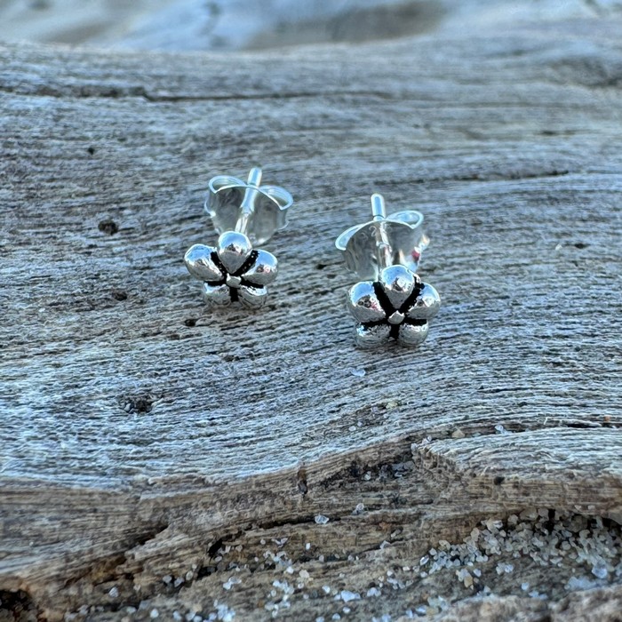 tiny flower earrings