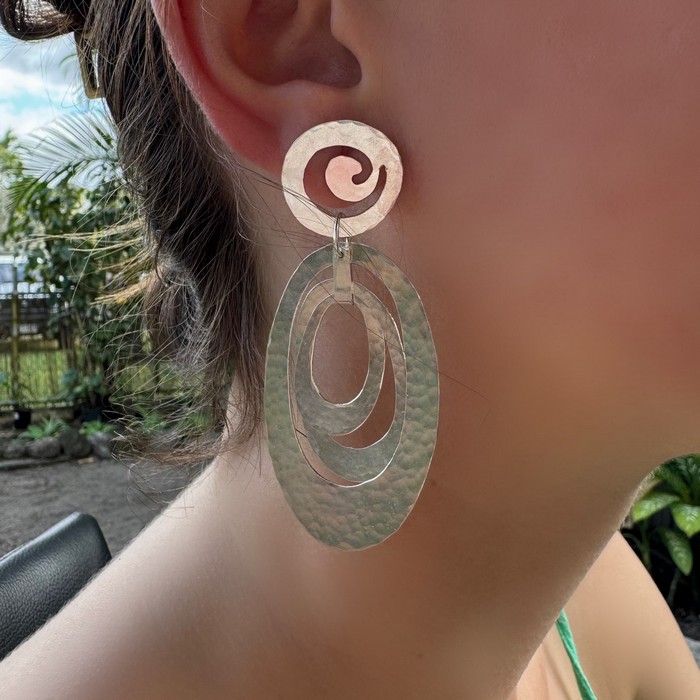 large abstract earrings