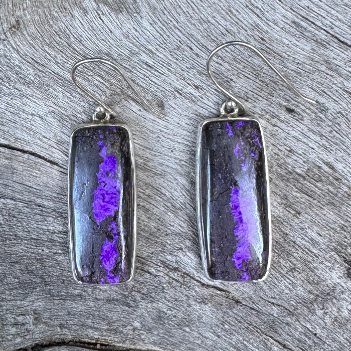 sugilite earrings