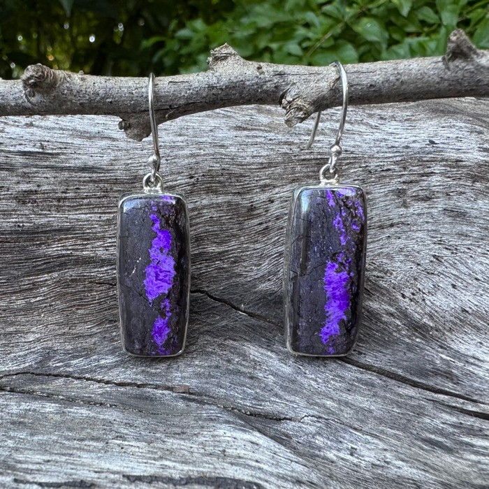 sugilite earrings