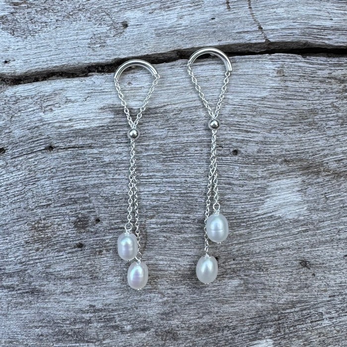 pearl earrings