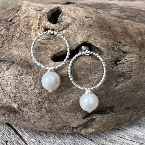 pearl earrings