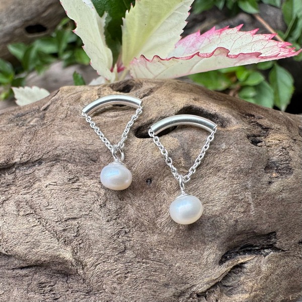 pearl earrings