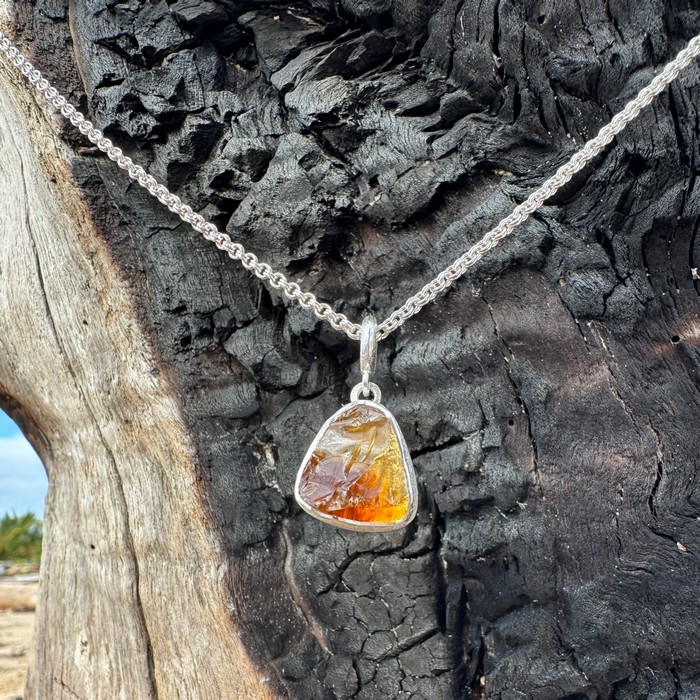 citrine pendant