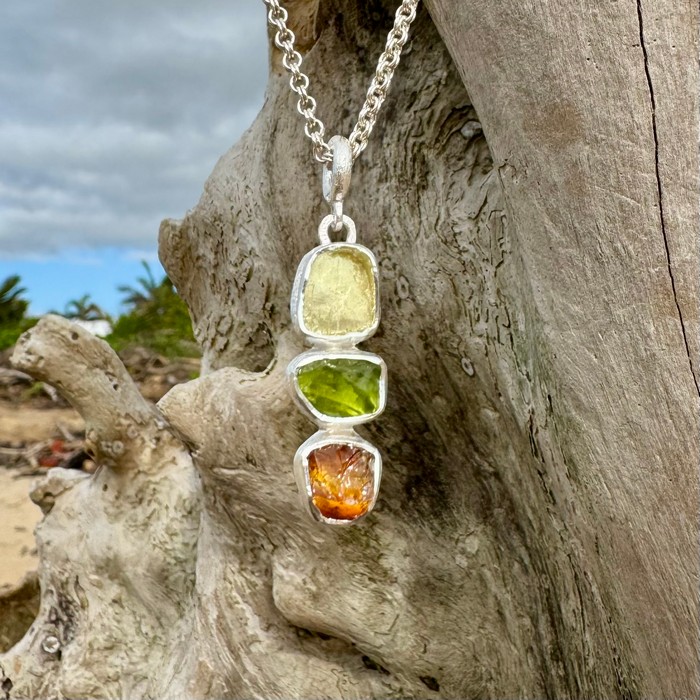 gemstone pendant